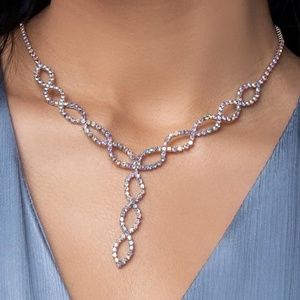 Infinitely Icy necklace